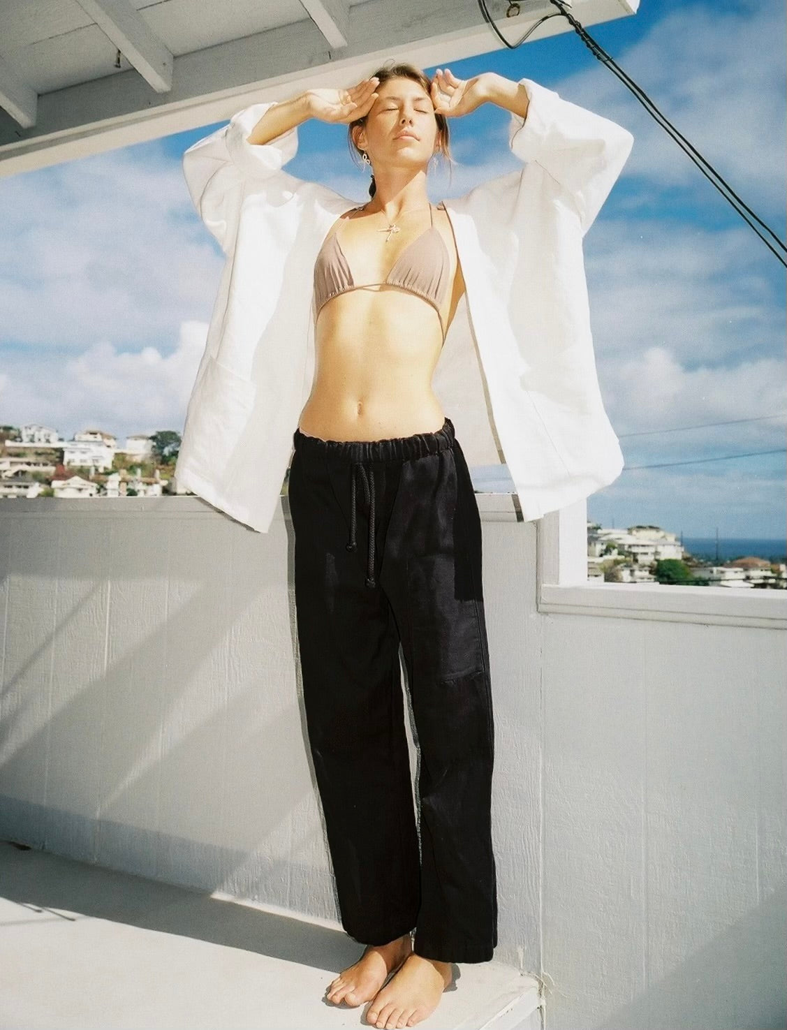 Flint Pant in Black Organic Hemp Organic Cotton