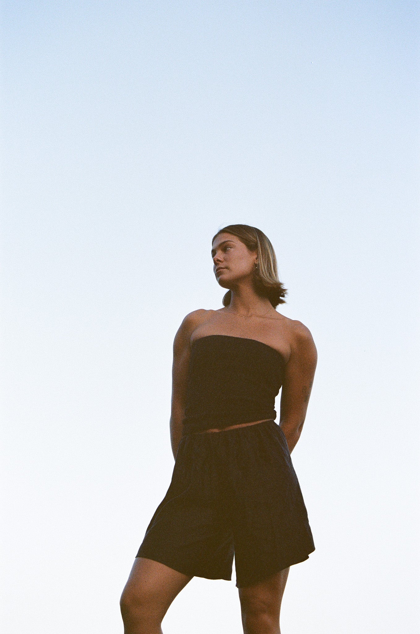 Hemp Silky Shorts in Black