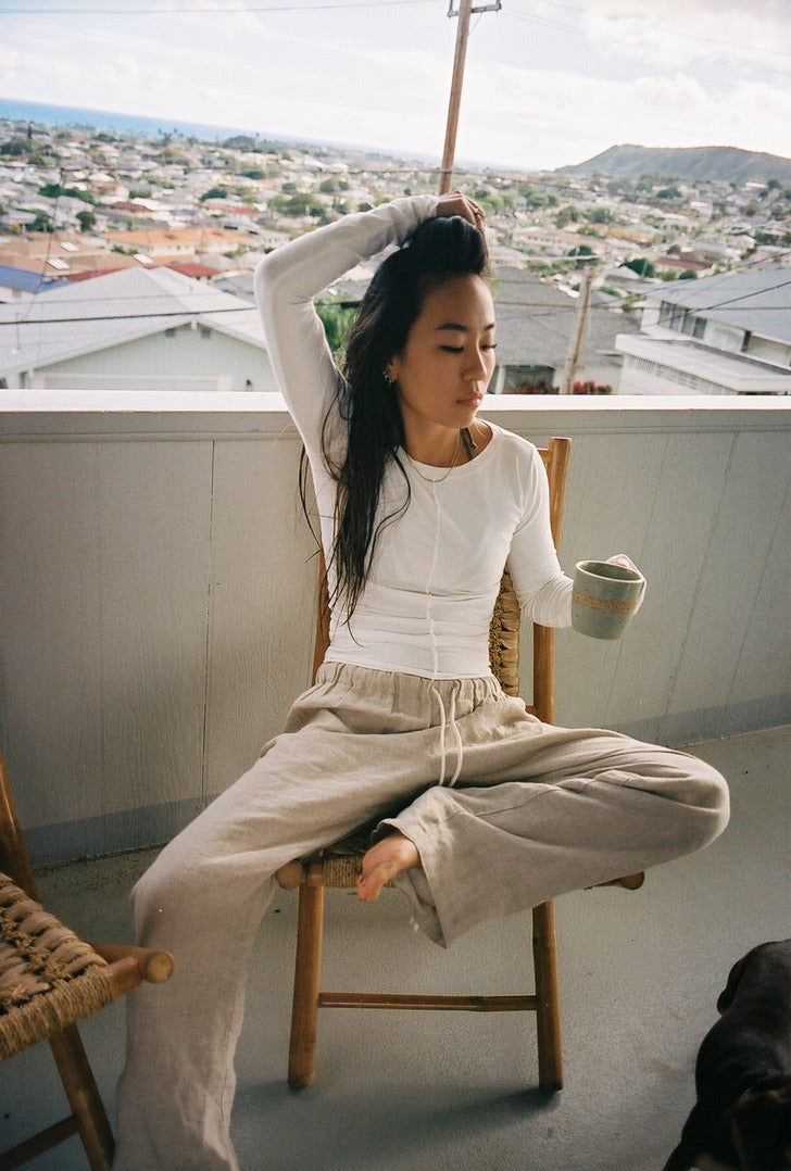Core Longsleeve in White