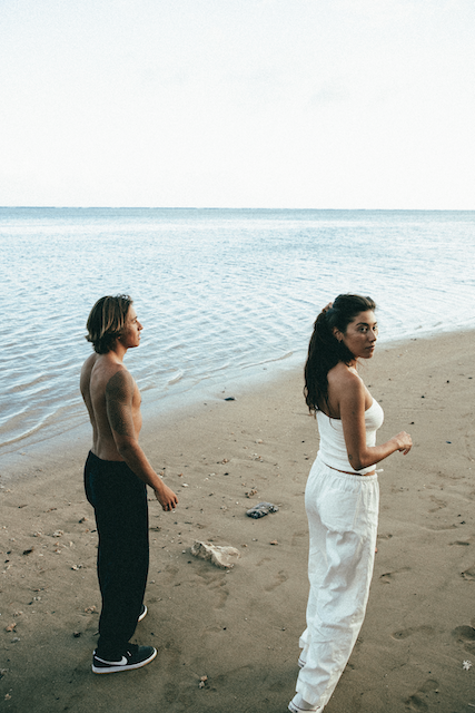Petra Pants in Bone Organic Hemp and Organic Cotton