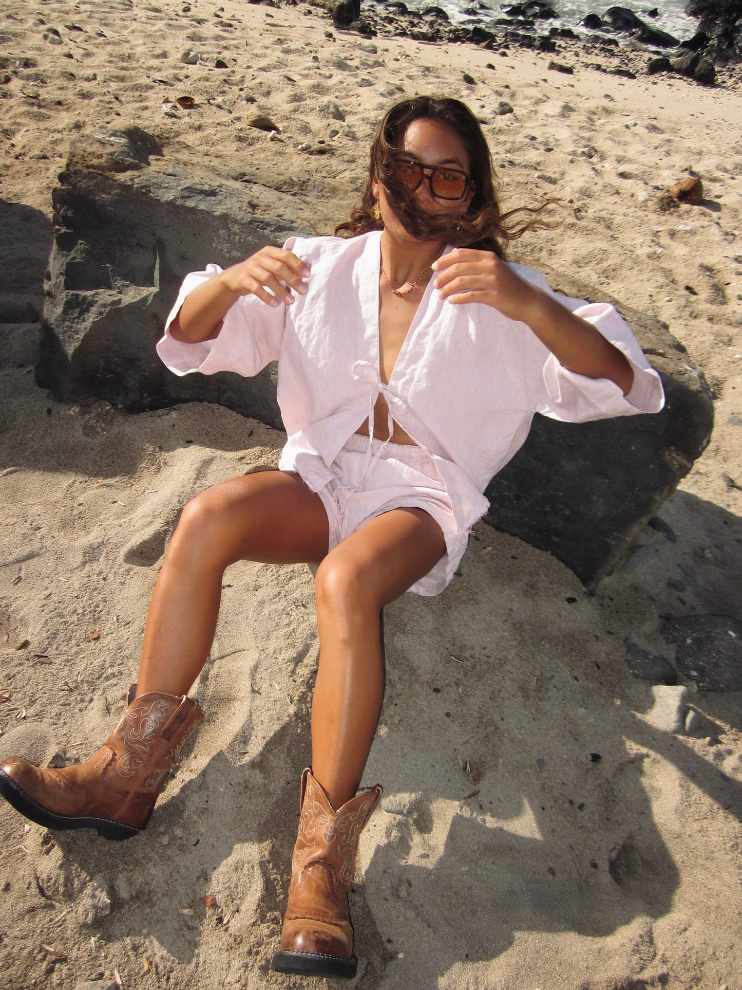 Cirrus Blouse in Organic Hemp