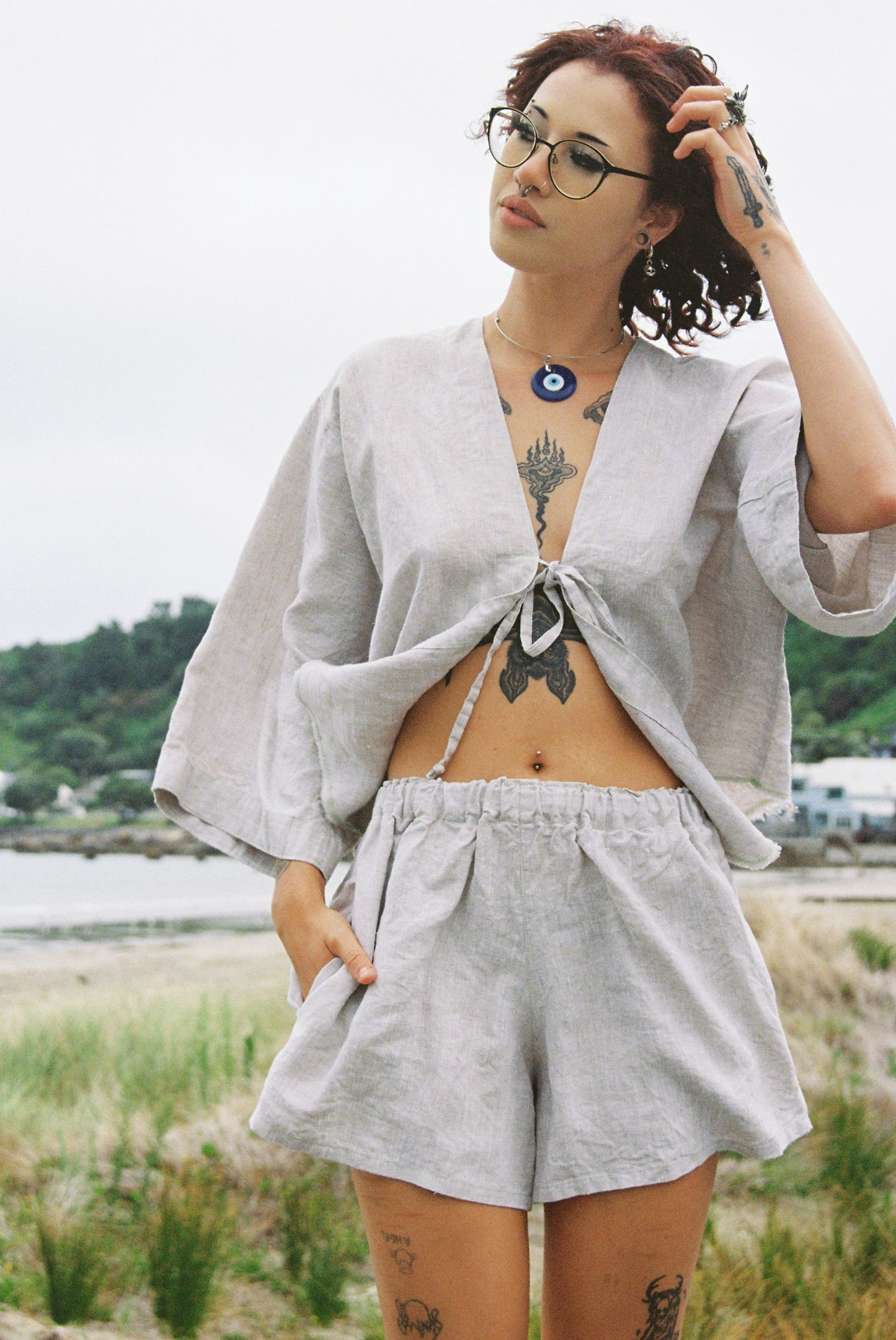 Cirrus Blouse in Organic Hemp