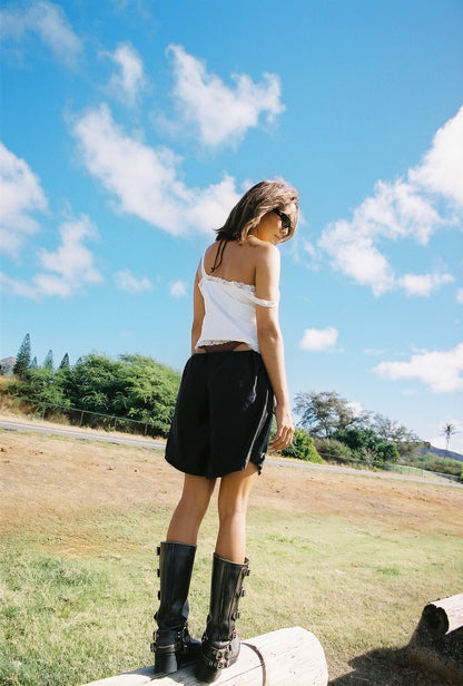 Silky Shorts in Black