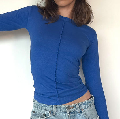 Core Long Sleeve in Cobalt